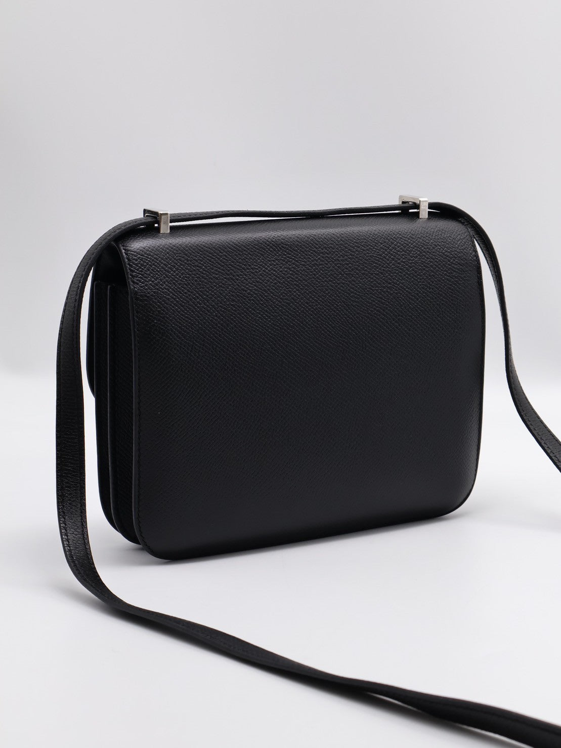 HERMES Mini constance 19 - 黑銀 C