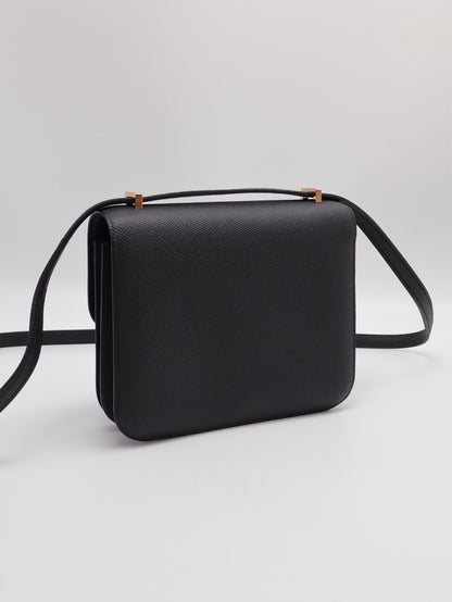 HERMES Mini constance 19 - 黑玫瑰金