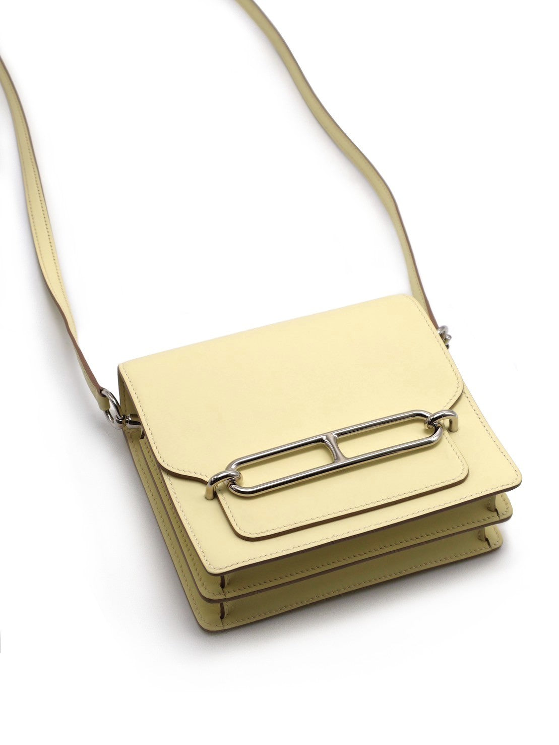 HERMES Mini roulis - 米爾頓黃銀