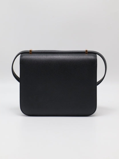 HERMES Mini Constance 19 - 黑玫瑰金 W