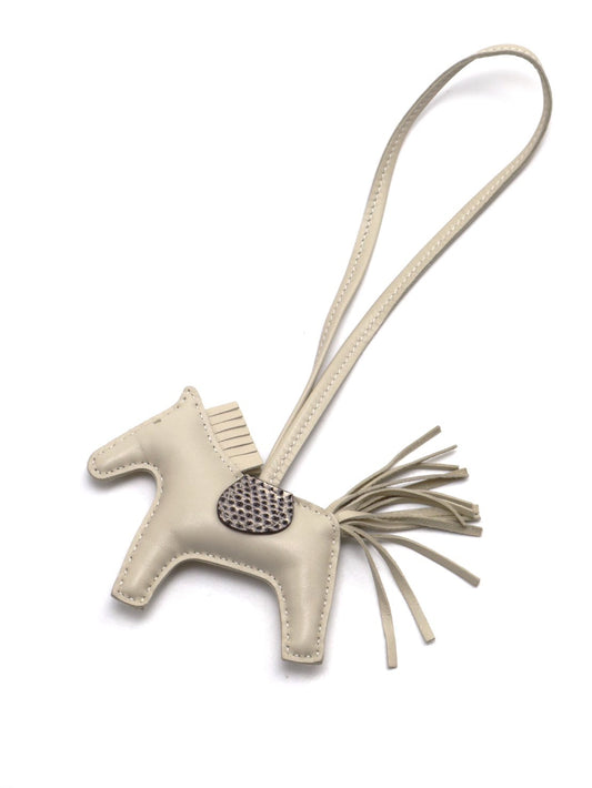 HERMES Rodeo小馬 - 奶昔白拚蜥蜴皮 U