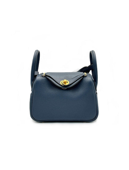 HERMES Mini lindy - 普魯士藍金