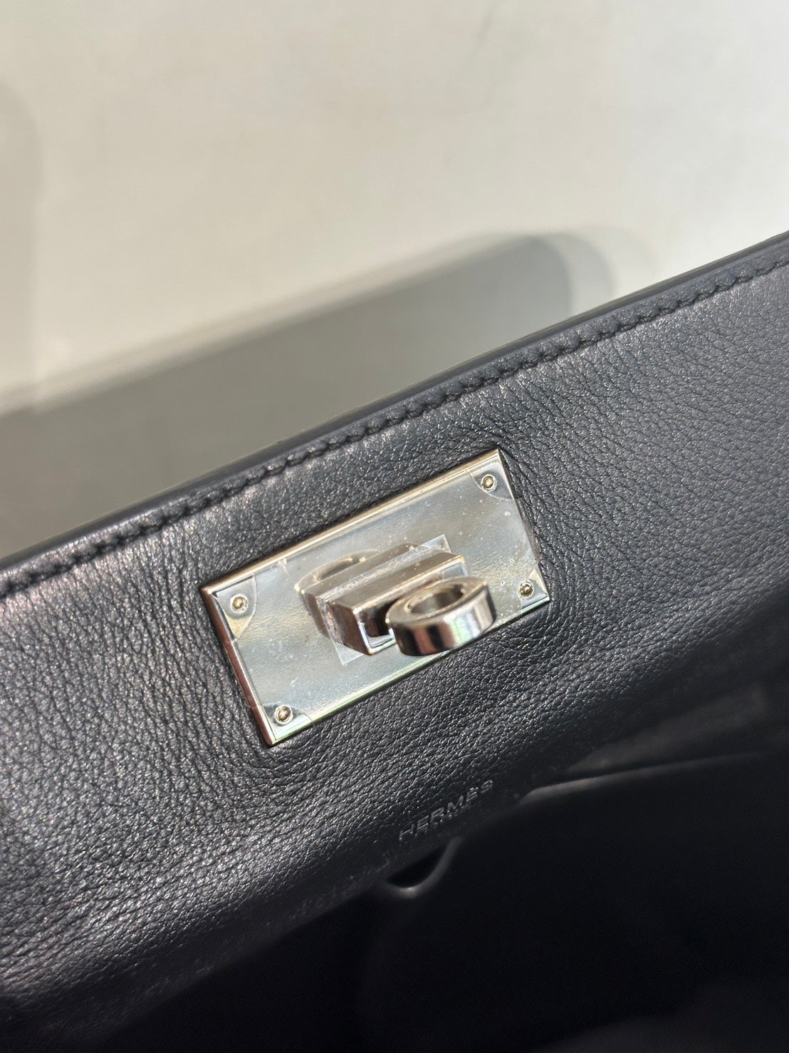 HERMES Toolbox牛奶盒子 20 - Noir 89 黑銀 🄺