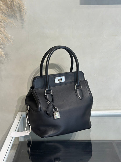 HERMES Toolbox牛奶盒子 20 - Noir 89 黑銀 🄺