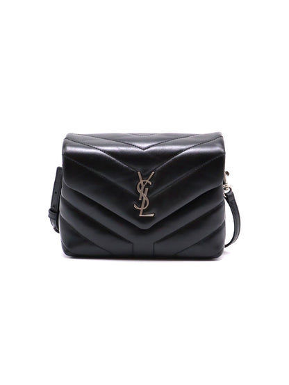 YSL Loulou Toy方胖子 - 迷你黑銀