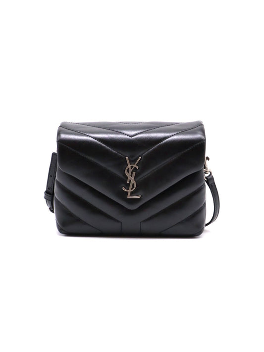 YSL Loulou Toy方胖子 - 迷你黑銀