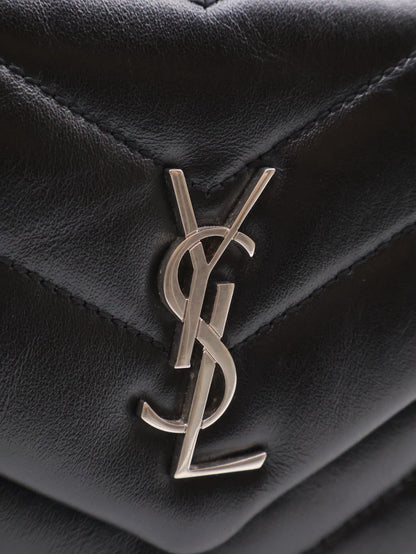 YSL Loulou Toy方胖子 - 迷你黑銀