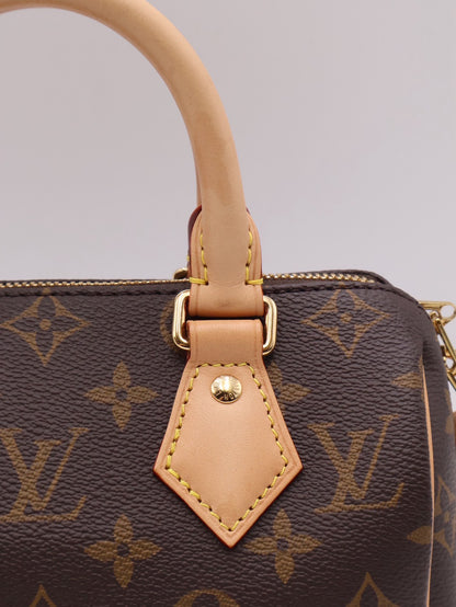 LOUIS VUITTON Speedy Bandouliere 20 - 米邊背帶
