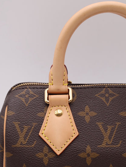 LOUIS VUITTON Speedy Bandouliere 20 - 米邊背帶