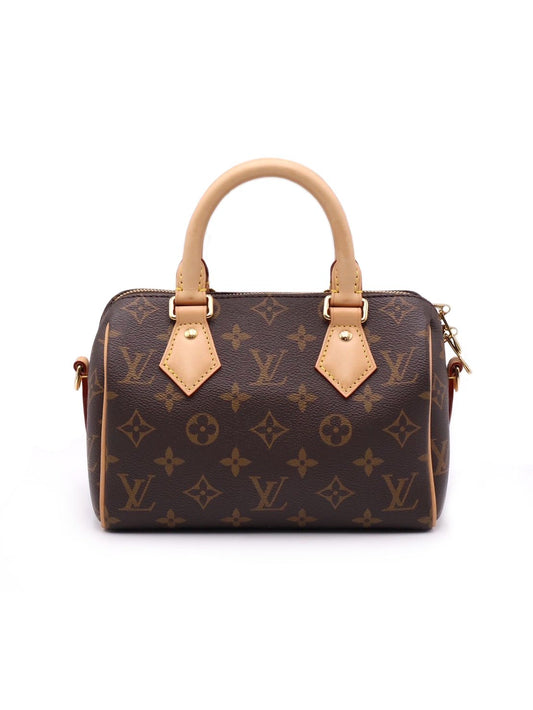 LOUIS VUITTON Speedy Bandouliere 20 - 米邊背帶