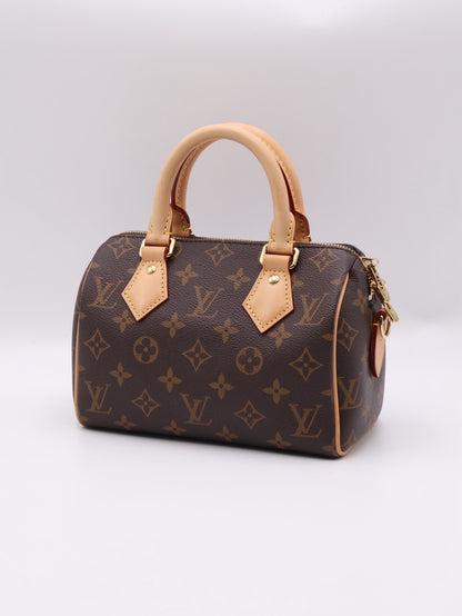 LOUIS VUITTON Speedy Bandouliere 20 - 米邊背帶