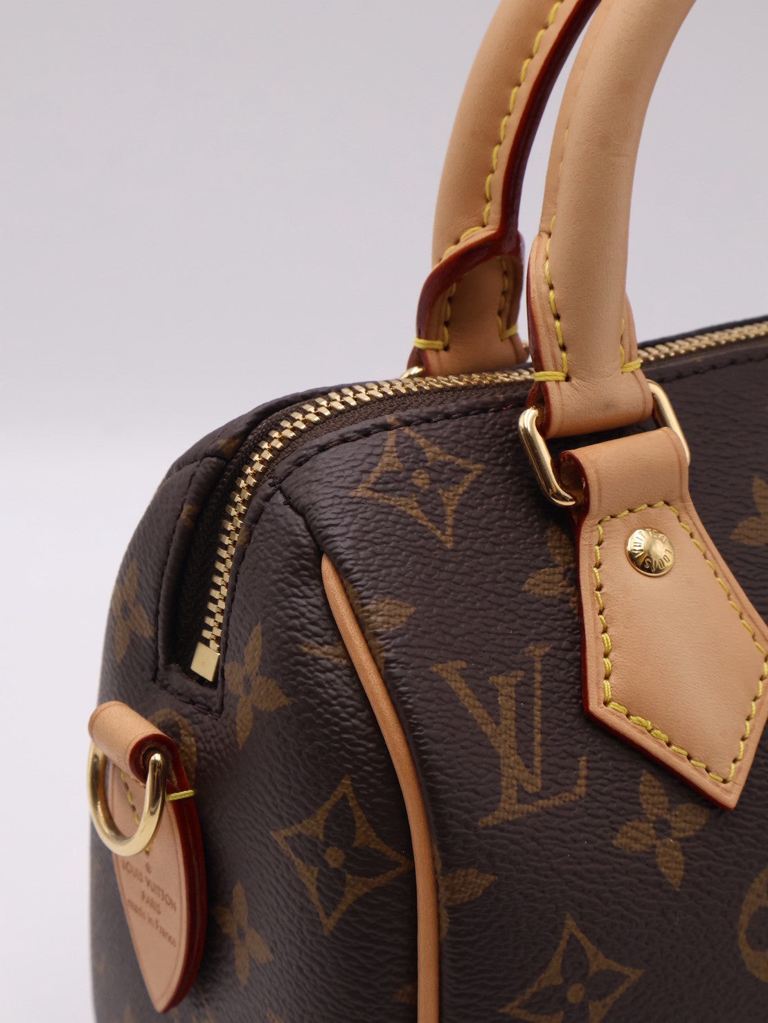 LOUIS VUITTON Speedy Bandouliere 20 - 米邊背帶