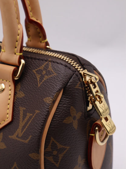 LOUIS VUITTON Speedy Bandouliere 20 - 米邊背帶