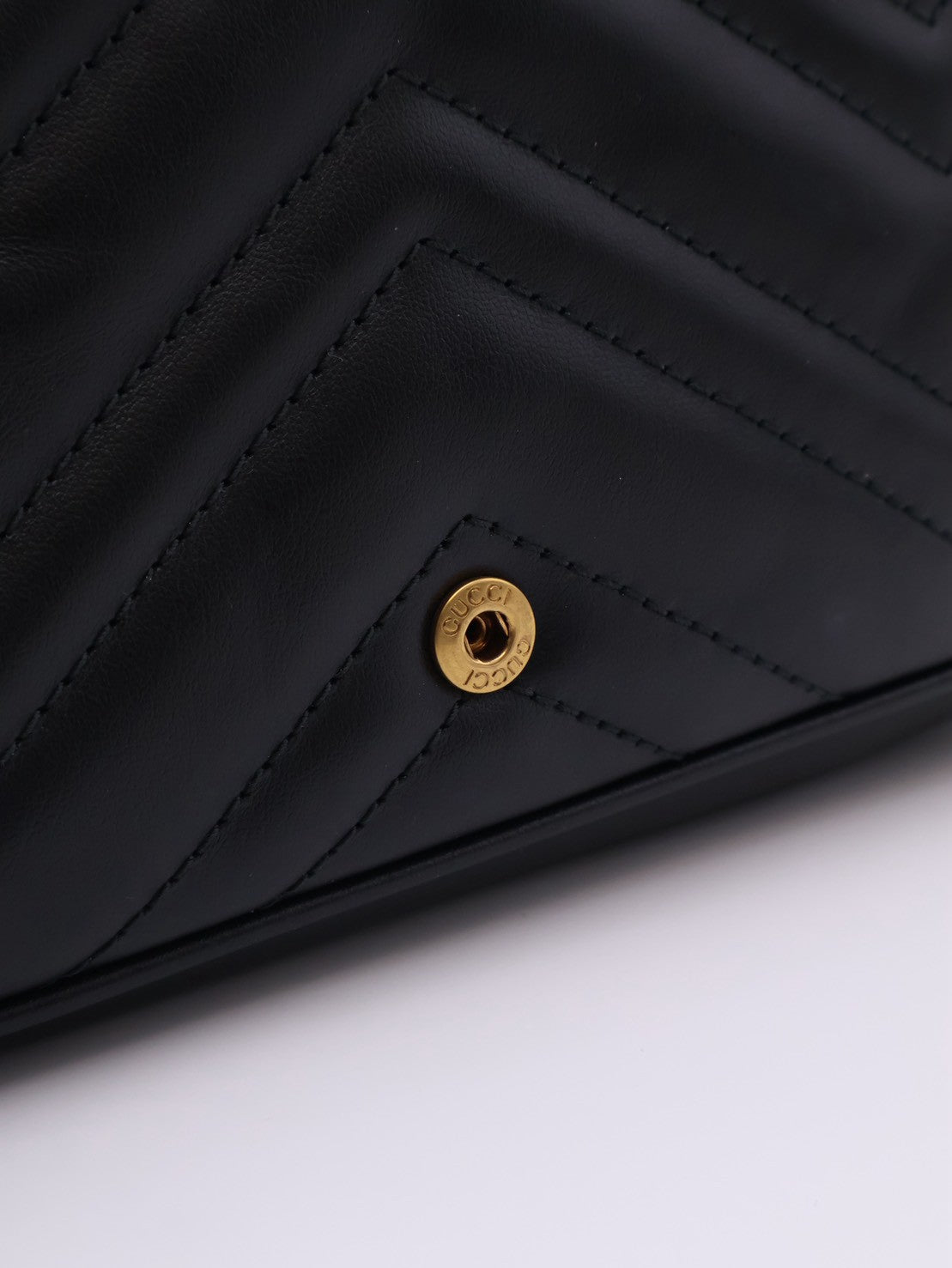 GUCCI Marmont Matelasse新款斜背包 - 21 黑金