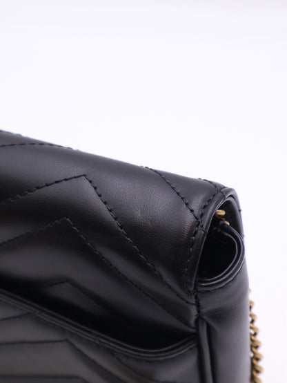 GUCCI Marmont Matelasse新款斜背包 - 21 黑金