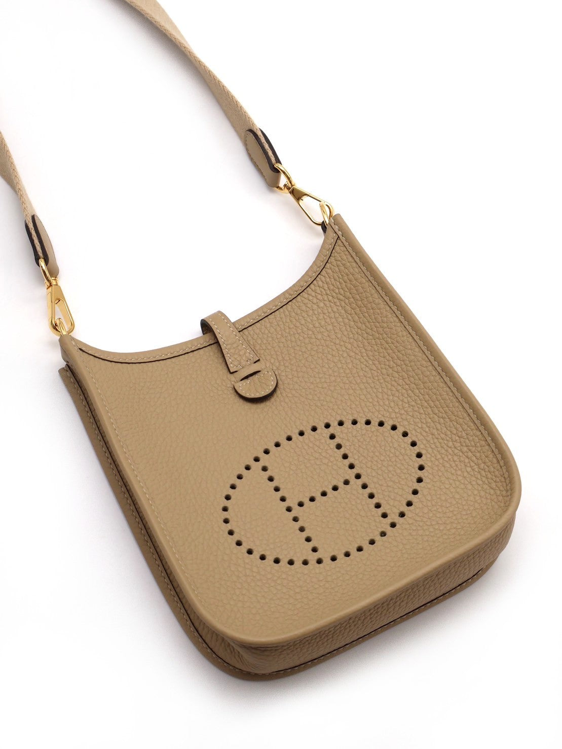 HERMES Mini evelyne - 風衣灰金