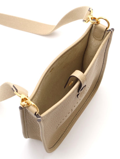 HERMES Mini evelyne - 風衣灰金