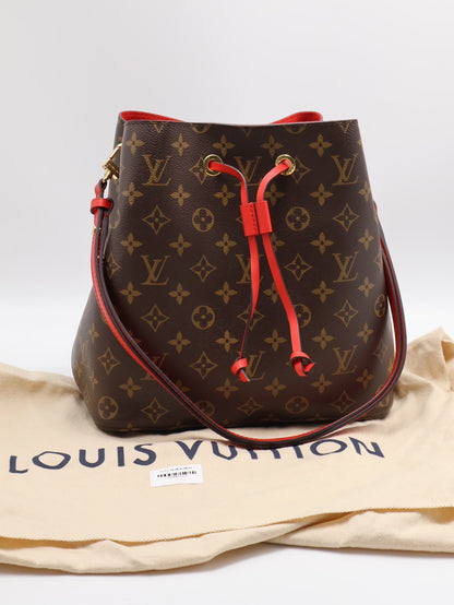 LOUIS VUITTON Neonoe水桶包 - MM紅