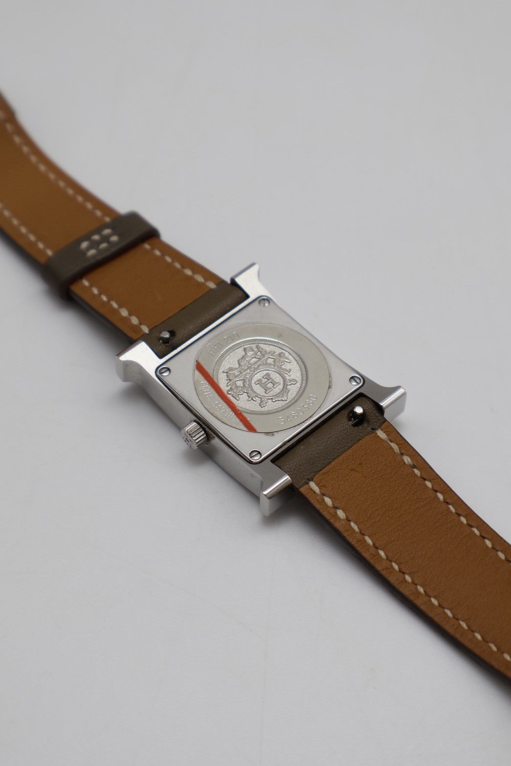 HERMES Heure H腕錶 - 21 灰銀 Y