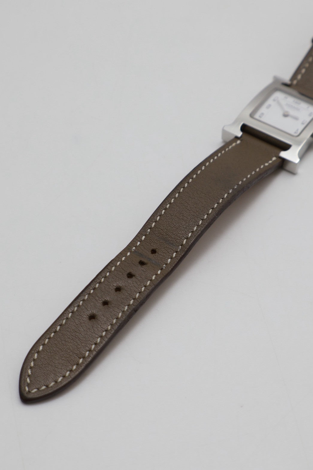 HERMES Heure H腕錶 - 21 灰銀 Y