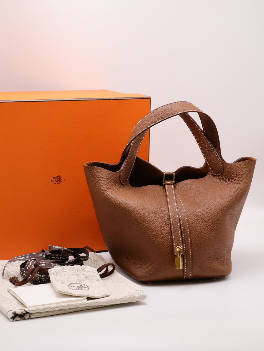 HERMES Picotin 22 - Gold 37 金棕金 U