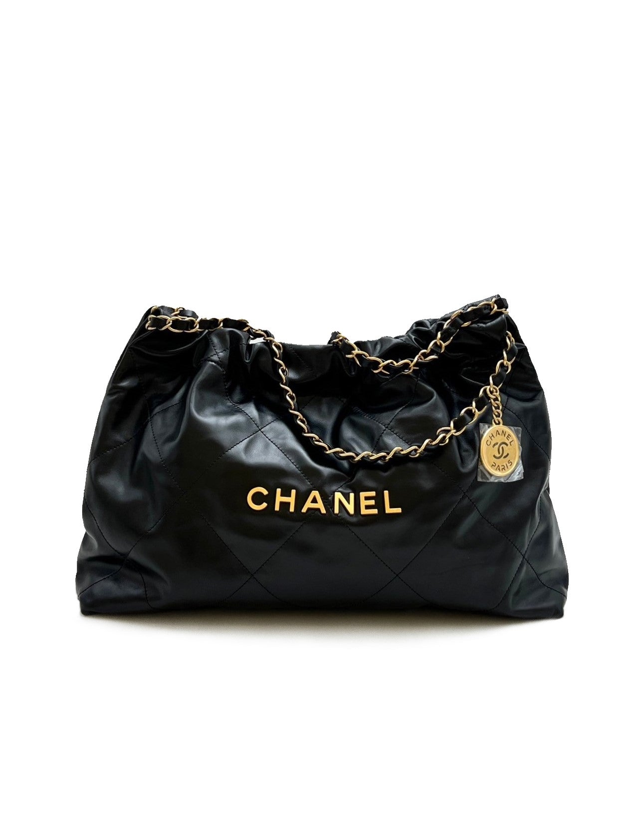 CHANEL 新款22 Hobo bag - 小號黑金