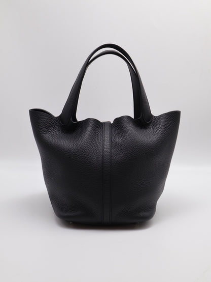 HERMES Picotin 22 - 黑銀
