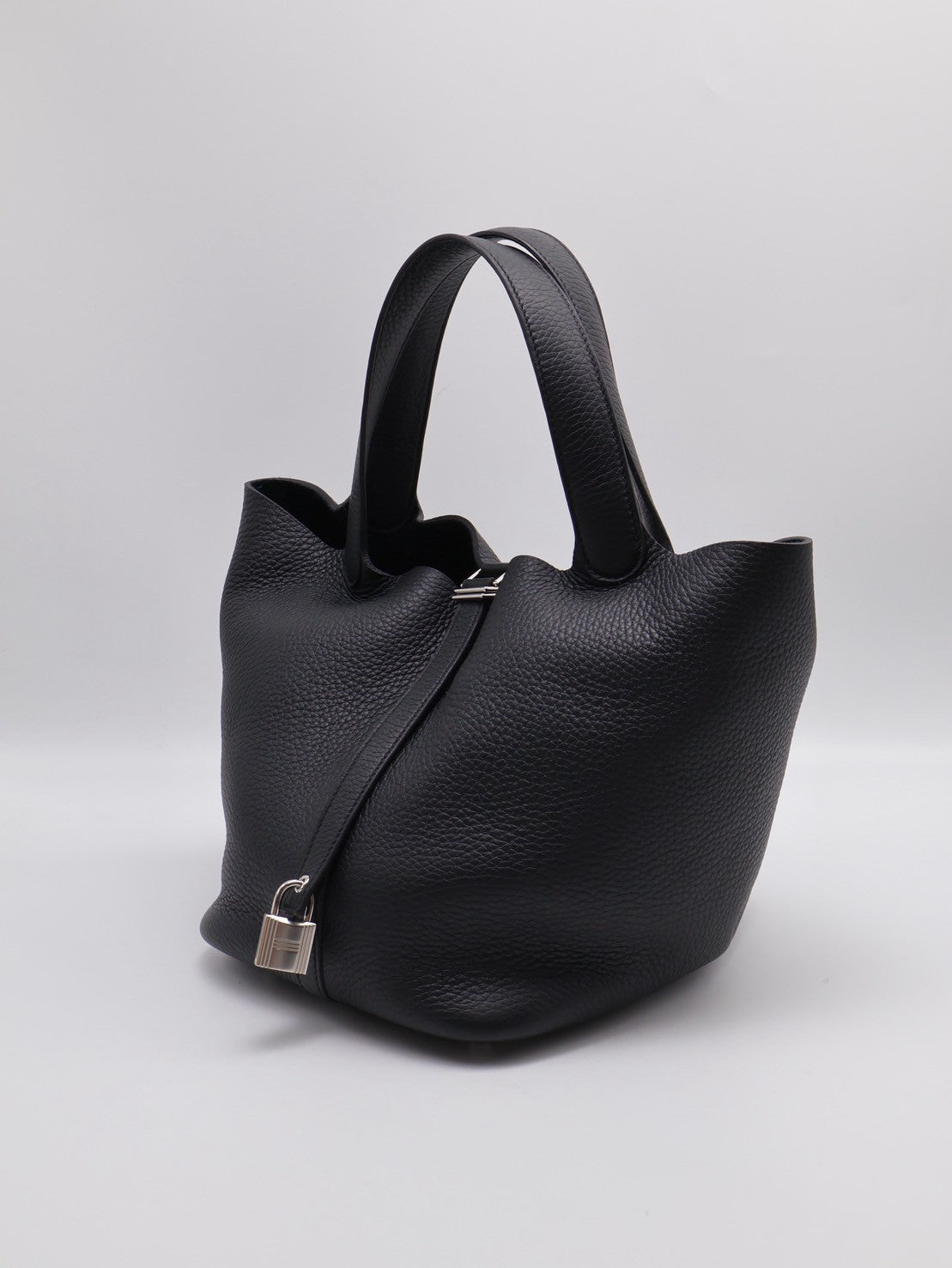 HERMES Picotin 22 - 黑銀