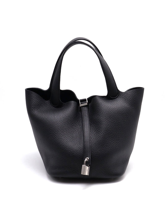 HERMES Picotin 22 - 黑銀