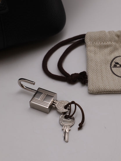 HERMES Picotin 22 - 黑銀 B