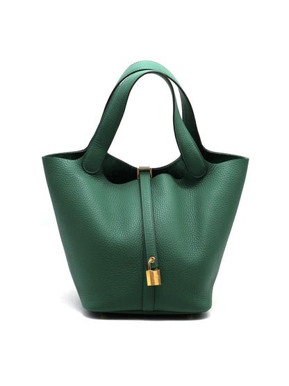 HERMES Picotin 22 - 絲絨綠金 B
