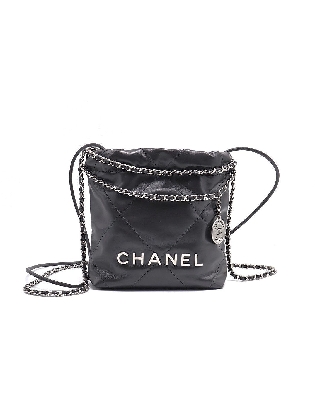 CHANEL 22 Mini bag - 深灰銀