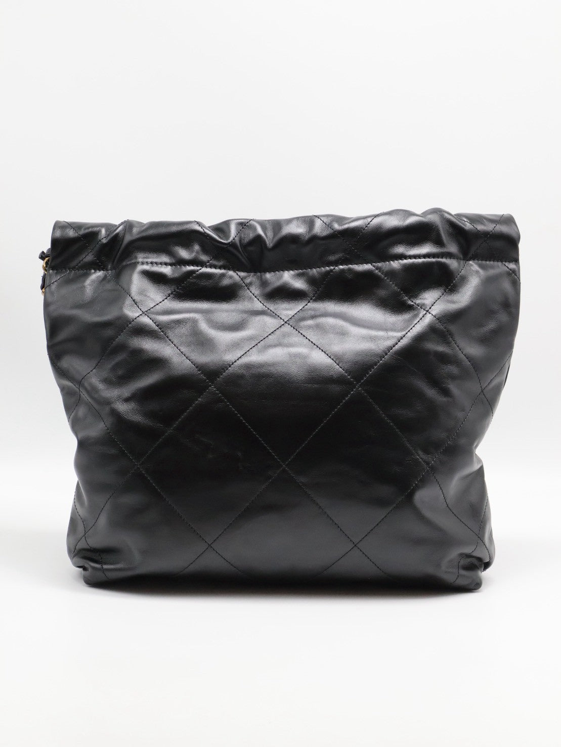 CHANEL 22 Bag - 小號白字黑金