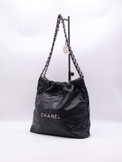 CHANEL 22 Bag - 小號黑銀