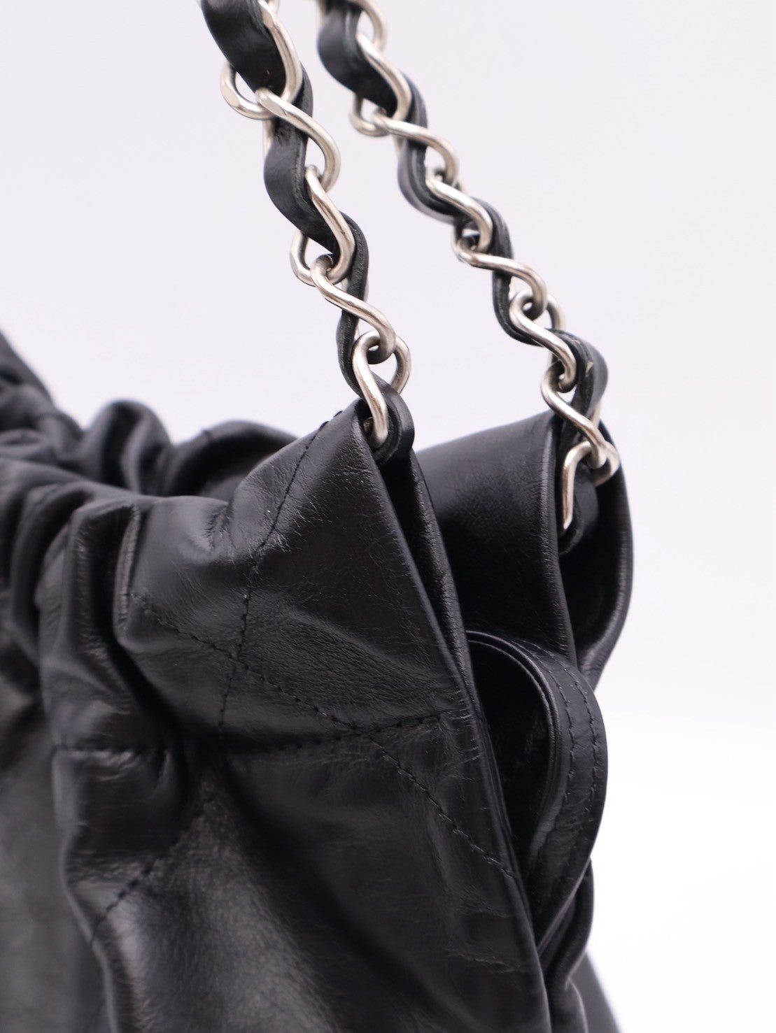 CHANEL 22 Bag - 小號黑銀