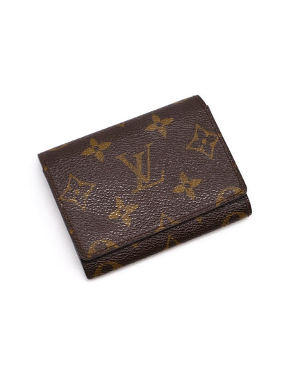 LOUIS VUITTON 老花雙折卡片夾