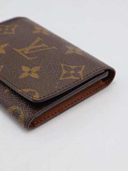 LOUIS VUITTON 老花雙折卡片夾