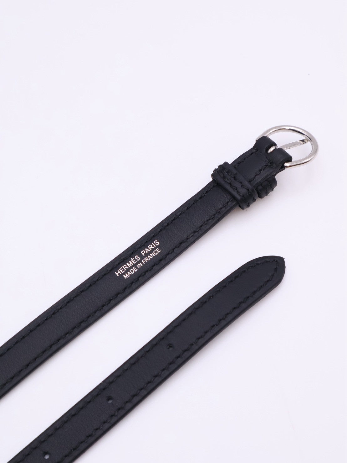 HERMES Mini 24/24 - Noir 89 黑銀 G