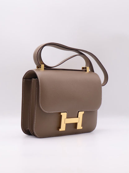 HERMES Constance 24 - Etoupe 18 大象灰金 Z