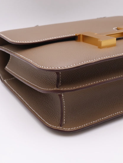 HERMES Constance 24 - Etoupe 18 大象灰金 Z
