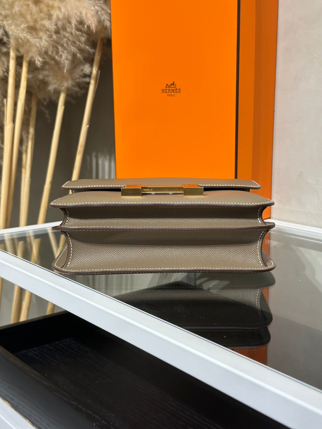 HERMES Constance 24 - Etoupe 18 大象灰金 Z
