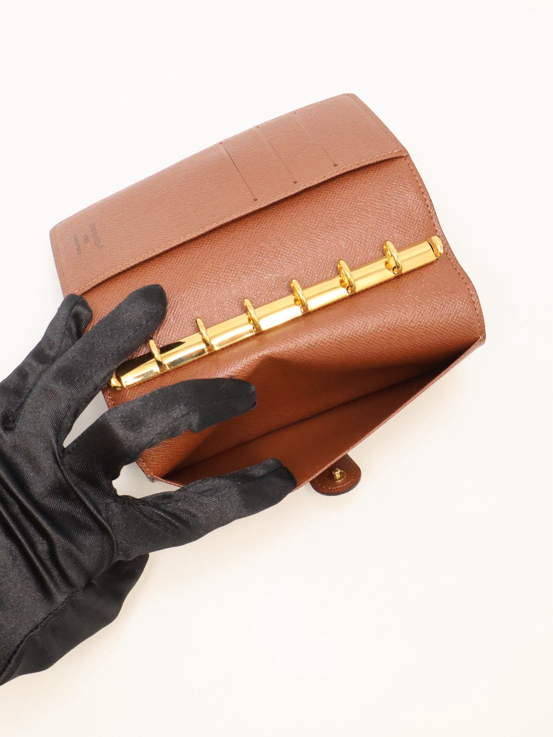LOUIS VUITTON 經典老花六孔活頁手帳本 / 筆袋