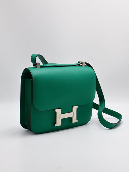 HERMES Constance 24 - 帝王綠銀 D