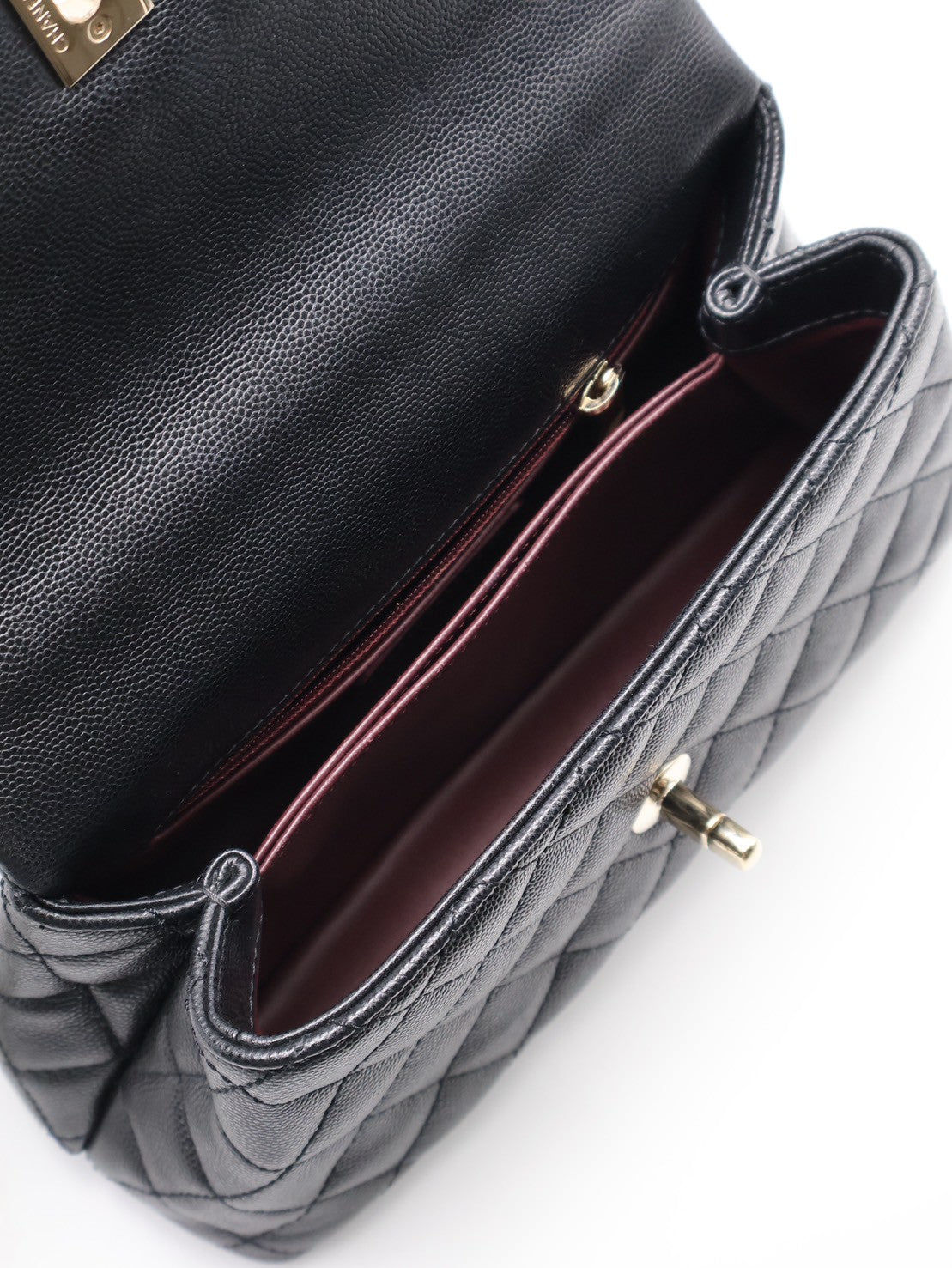 CHANEL Coco handle - 小號黑金30開
