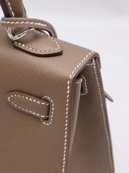 HERMES Kelly 25 - Etopue 18 大象灰銀 G