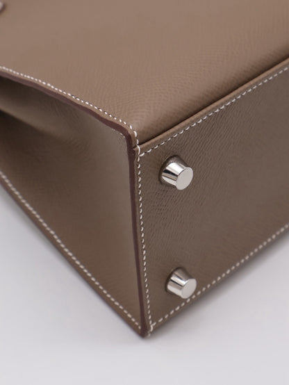 HERMES Kelly 25 - Etopue 18 大象灰銀 G