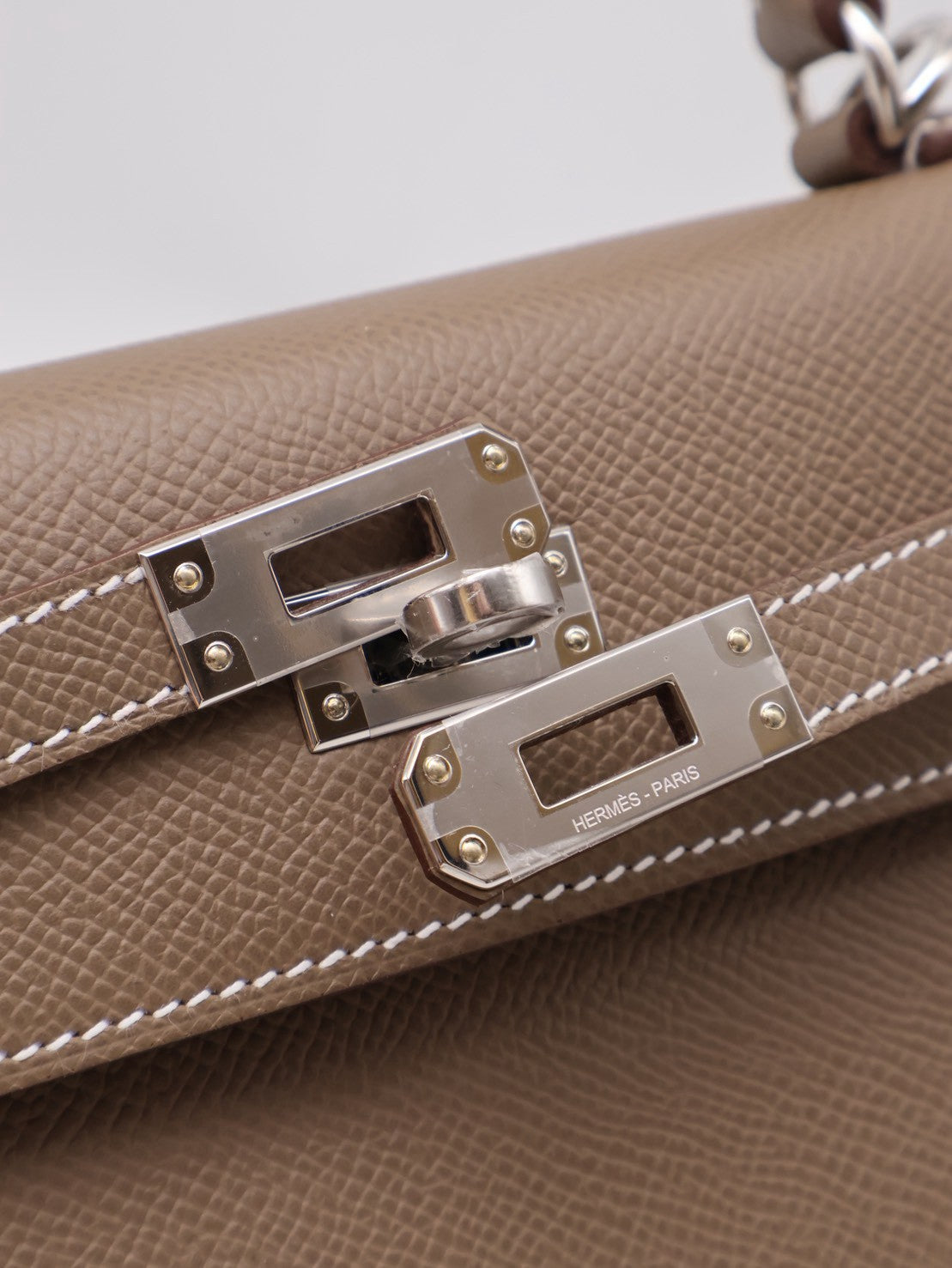 HERMES Kelly 25 - Etopue 18 大象灰銀 G