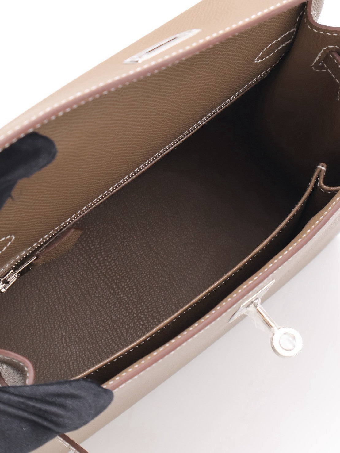HERMES Kelly 25 - Etopue 18 大象灰銀 G