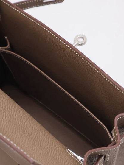 HERMES Kelly 25 - Etopue 18 大象灰銀 G
