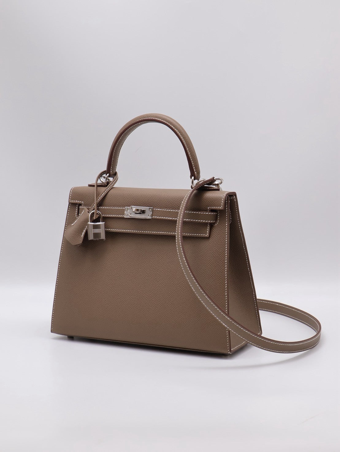 HERMES Kelly 25 - Etopue 18 大象灰銀 G